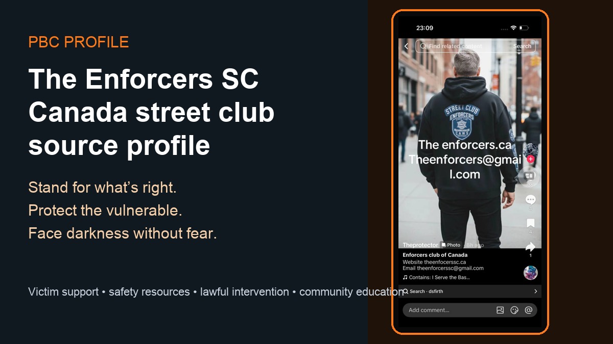 The Enforcers SC PBC profile graphic