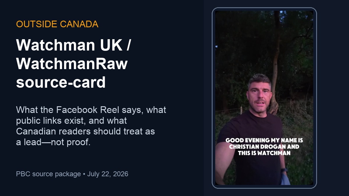 Watchman UK / WatchmanRaw Outside Canada source-card graphic
