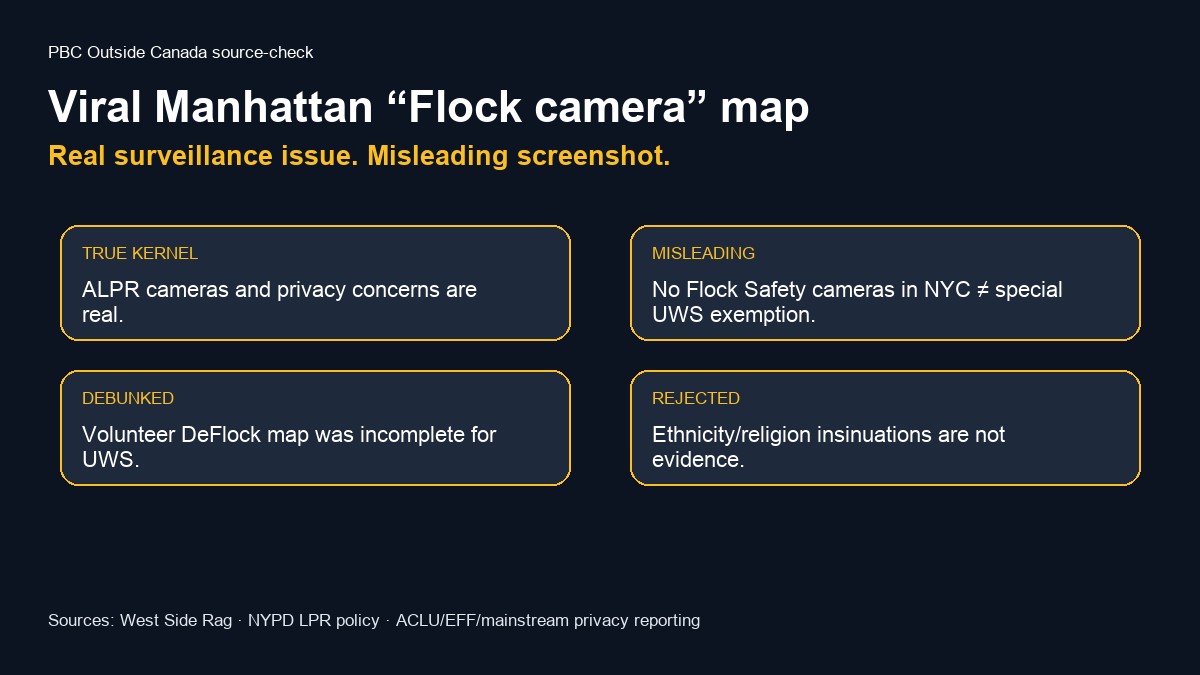 PBC source card on Manhattan Flock camera map claim